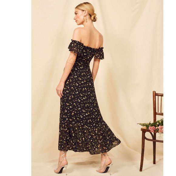 Reformation Venezia butterfly dress Size 4 - Picture 3 of 4